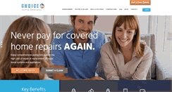 Desktop Screenshot of choicehomewarranty.com